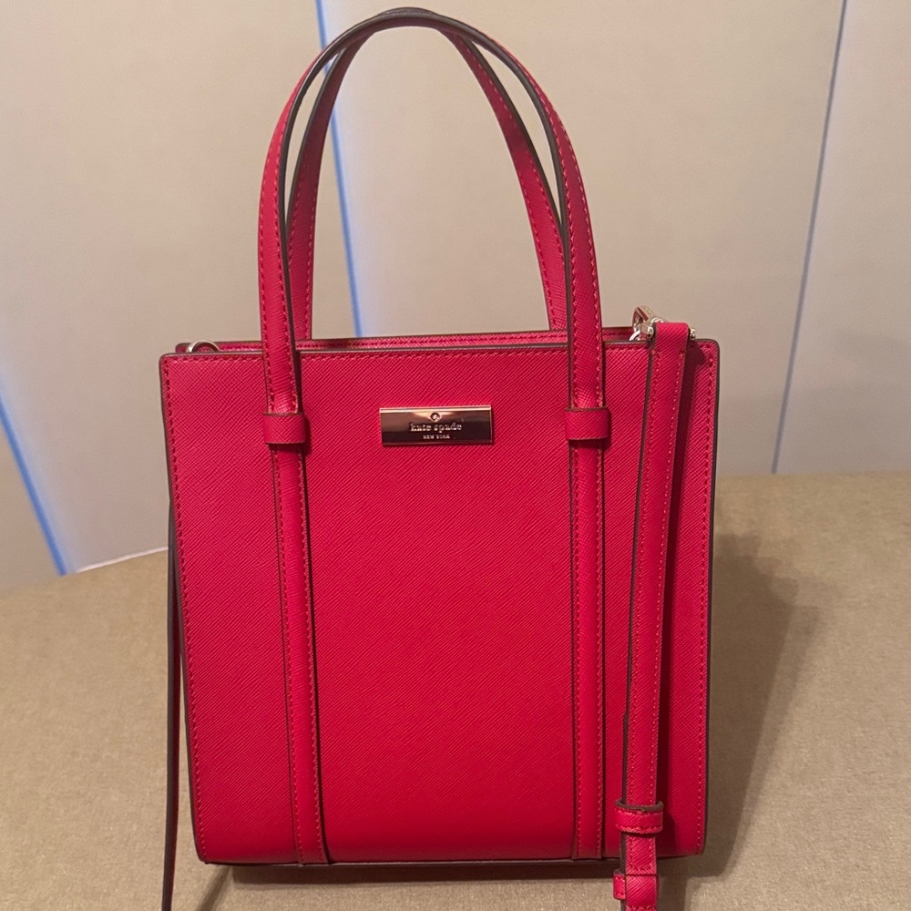Kate Spade Kenzie Limited Edition Small Tote, Perfect Cherry